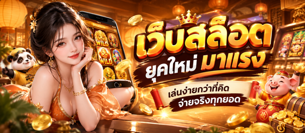 เว็บสล็อต ยุคใหม่ มาแรง เล่นง่ายกว่าที่คิด จ่ายจริงทุกยอด